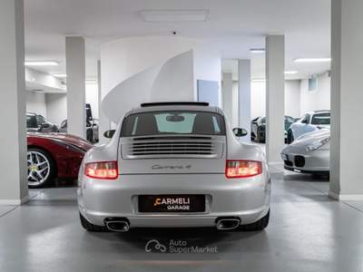 Porsche 911 997 Carrera 4 Coupé MANUALE-TETTO- PARI AL NUOVO Argento usata Coccaglio
