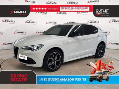 Alfa Romeo Stelvio 2.2 Turbo Veloce Q4 AT8 Bianco usata Coccaglio