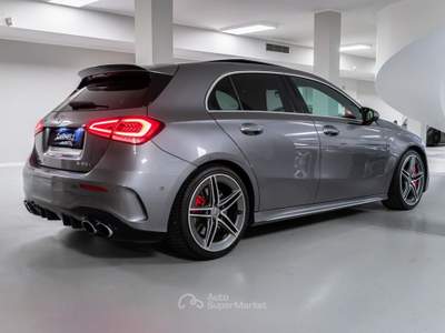 Mercedes-Benz Classe A A 45S AMG 4Matic+ TETTO-TAGLIANDI UFFICIALI MERCEDES Grigio usata Coccaglio