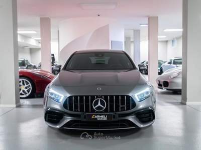 Mercedes-Benz Classe A A 45S AMG 4Matic+ TETTO-TAGLIANDI UFFICIALI MERCEDES Grigio usata Coccaglio