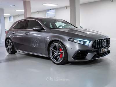 Mercedes-Benz Classe A A 45S AMG 4Matic+ TETTO-TAGLIANDI UFFICIALI MERCEDES Grigio usata Coccaglio