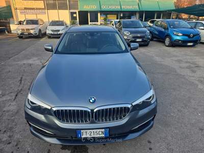 BMW Serie 5 520d NON FUMATORE - AUTOMATICO - 2.0 DIESEL Grigio usata Brescia