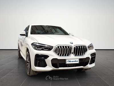 BMW X6 X6 xdrive30d mhev 48v msport auto Bianco usata Firenze