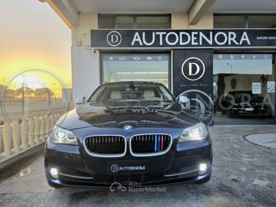 BMW Serie 5 530d 530 530d xDrive 258CV Touring Futura#4X4#AUTO#XENO#LED#NAVI#CAM#PELLE Blu/Azzurro usata Altamura