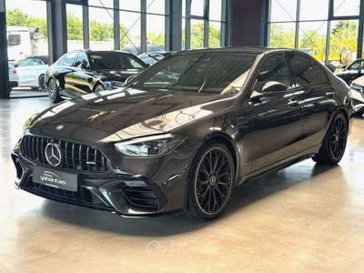 Mercedes-Benz Classe C S E PERFORMANCE TETTO KAMERA 360 CARBON Grigio usata Ciampino