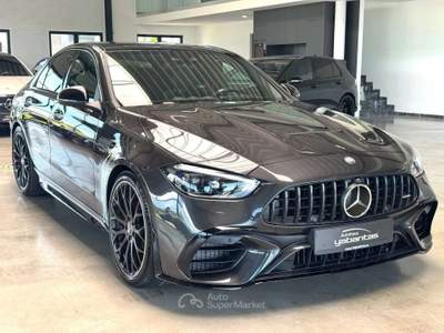 Mercedes-Benz Classe C S E PERFORMANCE TETTO KAMERA 360 CARBON Grigio usata Ciampino