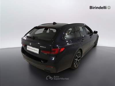 BMW Serie 5 520d Serie 5(g30/31/f90) - 520d 48v xdrive touring msport Blu/Azzurro usata Vinci
