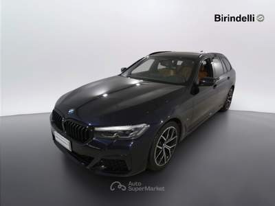 BMW Serie 5 520d Serie 5(g30/31/f90) - 520d 48v xdrive touring msport Blu/Azzurro usata Vinci