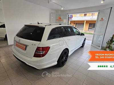 Mercedes-Benz Classe C C 220 CDI S.W. Avantgarde Bianco usata Nuoro