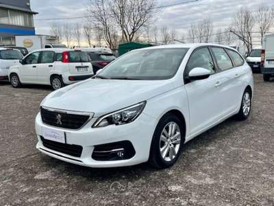 Peugeot 308 BlueHDi 100 S&S SW Business+VAN+IVA Bianco usata Borgo San Giacomo