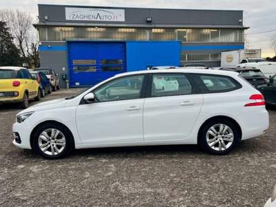 Peugeot 308 BlueHDi 100 S&S SW Business+VAN+IVA Bianco usata Borgo San Giacomo