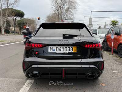 Audi A3 RS 3 SPB Tetto Panoramico Navi Virtual Pelle Nero usata Roma