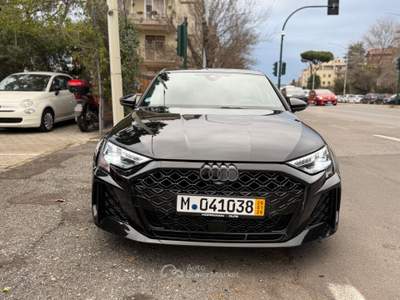 Audi A3 RS 3 SPB Tetto Panoramico Navi Virtual Pelle Nero usata Roma