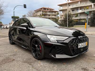 Audi A3 RS 3 SPB Tetto Panoramico Navi Virtual Pelle Nero usata Roma