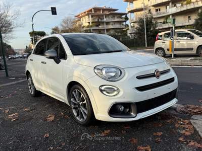 Fiat 500X Benzina Sport Manuale Navi Camera pelle Bianco usata Roma