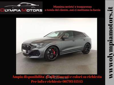 Audi RS Q8 PERFORMANCE KERAMIC TETTO B&O KAMERA MATRIX 23 Grigio usata Ciampino