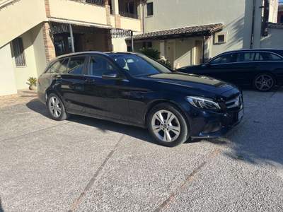 Mercedes-Benz Classe C Classe C-S205 2014 SW SW d Sport 4matic auto 9m Blu/Azzurro usata Castellalto
