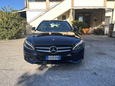 Mercedes-Benz Classe C Classe C-S205 2014 SW SW d Sport 4matic auto 9m Blu/Azzurro usata Castellalto