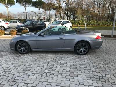 BMW Serie 6 645Ci BMW 645 CABRIO MANUALE ! Argento usata Forlì