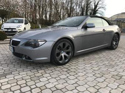 BMW Serie 6 645Ci BMW 645 CABRIO MANUALE ! Argento usata Forlì