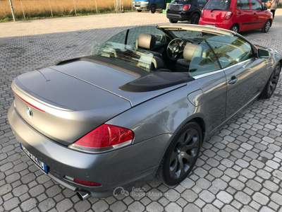 BMW Serie 6 645Ci BMW 645 CABRIO MANUALE ! Argento usata Forlì