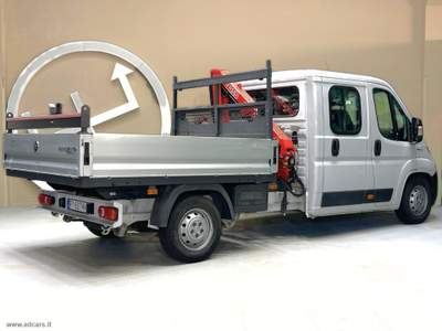 Fiat Ducato Ducato 33 2.3 MJT 130CV PLM-DC Cabinato *7 POSTI*GRU FASSI* Bianco usata Castrezzato