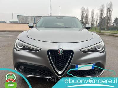 Alfa Romeo Stelvio 2.2 Td 160 CV AT8 RWD Business UNICO PROPRIETARIO Grigio usata Corbetta