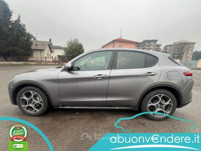 Alfa Romeo Stelvio 2.2 Td 160 CV AT8 RWD Business UNICO PROPRIETARIO Grigio usata Corbetta
