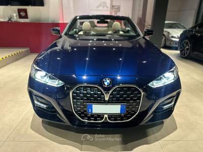 BMW Serie 4 420i i 184cv Cabrio M-Sport MY24 Blu/Azzurro usata Castellaneta