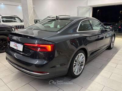 Audi A5 Coupe 40 tdi Business Sport quattro 190cv s-tronic Grigio usata Roma