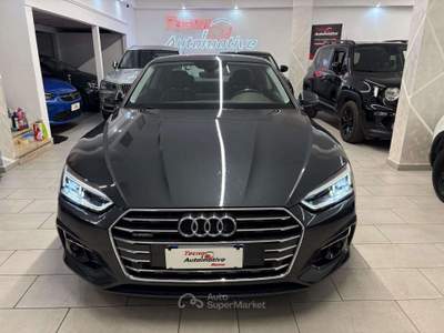 Audi A5 Coupe 40 tdi Business Sport quattro 190cv s-tronic Grigio usata Roma