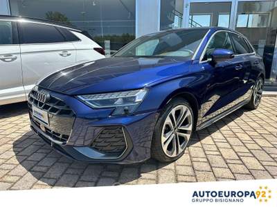 Audi A3 A3 SPB TDI 150 cv S-Tronic S-Line Edition Blu/Azzurro usata MONOPOLI