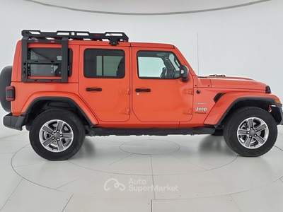 Jeep Wrangler Unlimited 2.2 Mjt II Sahara Arancione usata Reggio nell'Emilia
