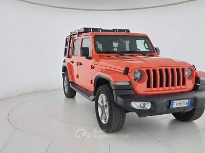 Jeep Wrangler Unlimited 2.2 Mjt II Sahara Arancione usata Reggio nell'Emilia