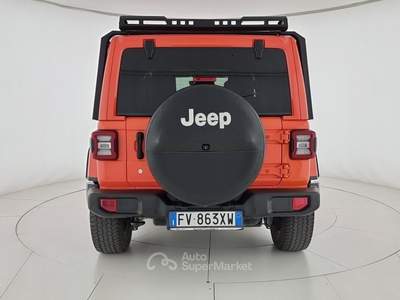 Jeep Wrangler Unlimited 2.2 Mjt II Sahara Arancione usata Reggio nell'Emilia