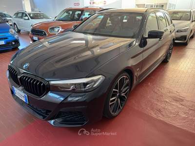 BMW Serie 5 530d 530 530d Touring mhev 48V Msport auto Blu/Azzurro usata Parma