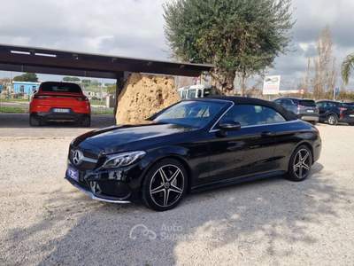 Mercedes-Benz Classe C Cabrio d (bt) Premium E6 Nero usata Ladispoli