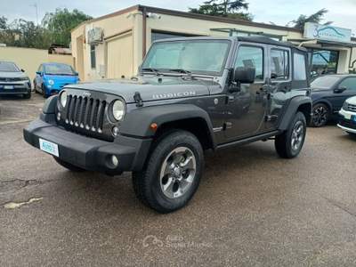 Jeep Wrangler Unlimited 2.8 CRD DPF Rubicon Auto KM0 Grigio usata Monopoli