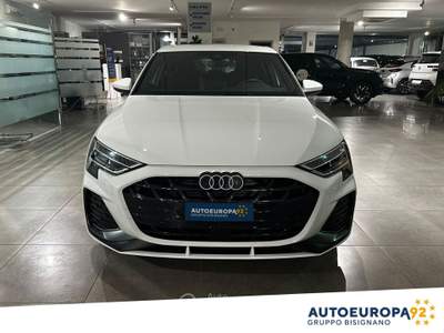 Audi A3 A3 SPB TDI 150 cv S-Tronic S line Edition Bianco usata MONOPOLI