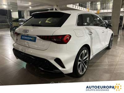 Audi A3 A3 SPB TDI 150 cv S-Tronic S line Edition Bianco usata MONOPOLI