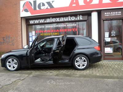 BMW Serie 3 320d TOURING versione M SPORT tagliandata REVISIONATA Nero usata Torino