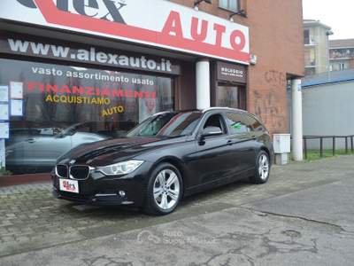 BMW Serie 3 320d TOURING versione M SPORT tagliandata REVISIONATA Nero usata Torino