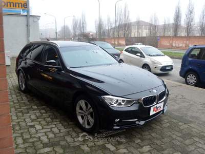 BMW Serie 3 320d TOURING versione M SPORT tagliandata REVISIONATA Nero usata Torino