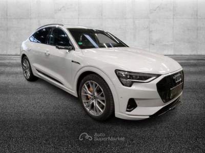 Audi e-tron SPB 55 quattro S line edition Bianco usata Pieve di Cento