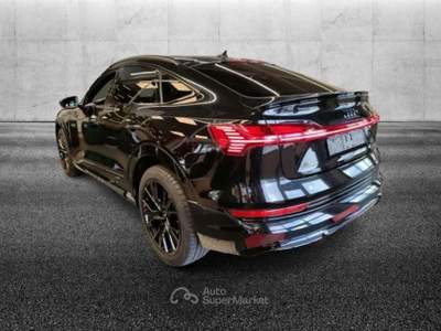 Audi e-tron SPB 55 quattro S line edition Nero usata Pieve di Cento