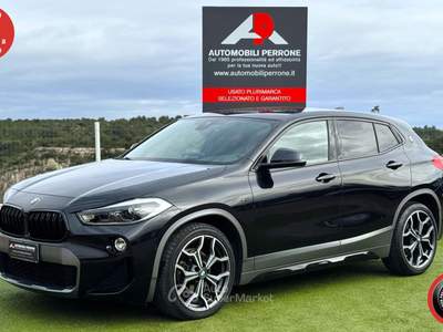 BMW X2 sDrive 18d 150cv Msport-X (Pelle/App/Led/Auto) Nero usata Castellaneta