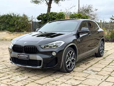 BMW X2 sDrive 18d 150cv Msport-X (Pelle/App/Led/Auto) Nero usata Castellaneta