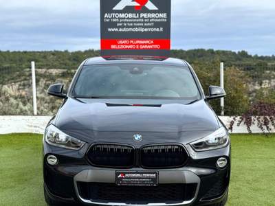 BMW X2 sDrive 18d 150cv Msport-X (Pelle/App/Led/Auto) Nero usata Castellaneta