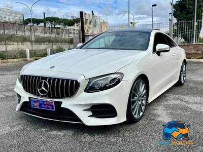 Mercedes-Benz Classe E E Coupe 220 d AMG Line auto Bianco usata Roma