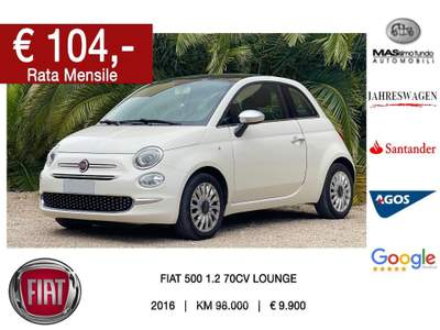 Fiat 500 1.2 Lounge Bianco usata Casarano